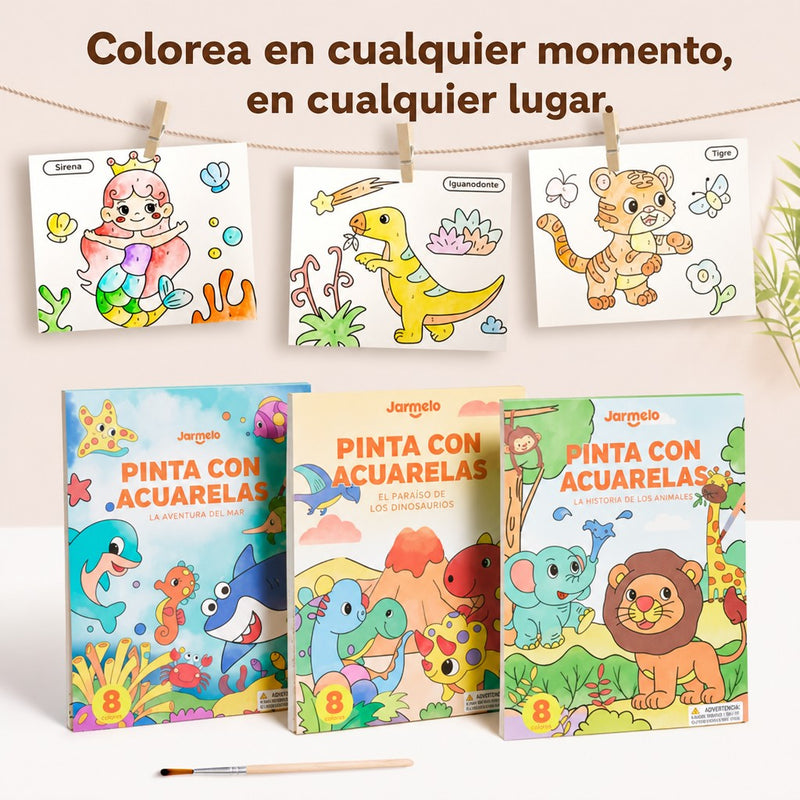 Libro para Colorear con Agua Montessori